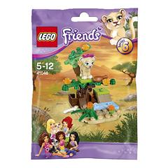 LEGO乐高正品 Friends 女孩 小狮子的灌木丛41048积木玩具现货