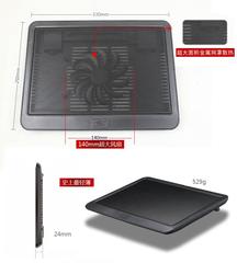 新款特价 N19笔记本散热器 14寸 15.6寸超薄静音电脑散热底座