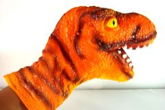 可手套精品恐龙头软塑胶任意变形玩具仿真动物玩偶 三角龙暴龙等