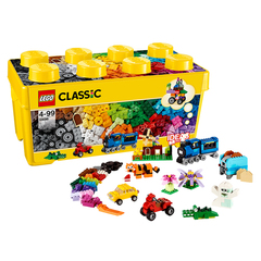 乐高LEGO 创意拼砌系列经典创意中号积木盒儿童拼装玩具 10696
