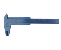 锦丰五金 0-80mm简易塑料游标卡尺学生卡尺实验测量工具