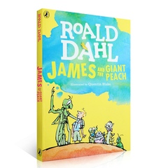 英文原版 James and the Giant Peach 飞天巨桃历险记 Roald Dahl