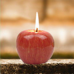 仿真苹果蜡烛 圣诞节礼品 平安夜水果礼物苹果盒