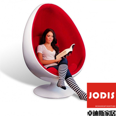 鸡蛋椅 蛋形椅 创意个性休闲沙发椅 蛋壳椅 玻璃钢椅太空舱泡泡椅