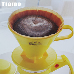 TIAMO手冲咖啡壶滤杯组合 家用煮咖啡壶过滤器玻璃套装器具滴漏式
