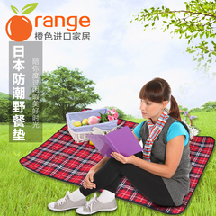 日本野餐垫防潮垫户外用品野炊地垫防水加厚草坪垫子郊游野餐布