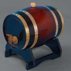 25L酒红色/橡木桶/橡木酒桶/酒桶橡木桶/橡木酒桶/黑红色