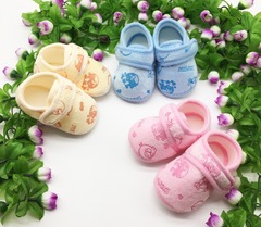 0-1岁婴儿鞋秋冬季棉鞋加绒 男女宝宝鞋子软底新生儿鞋3-6-9个月