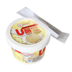 光明奶酪味冰淇淋2015年日期特价5杯