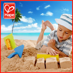 正品德国HAPE 砖匠工具戏水沙滩玩具套装洗澡玩具 大号 E4010A