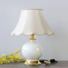 新品现代简约新中式欧式新古典陶瓷调光装饰小台灯客厅卧室床头灯