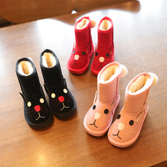 儿童雪地靴2016冬季新款韩版女童靴子中筒靴流苏女童鞋棉鞋宝宝鞋