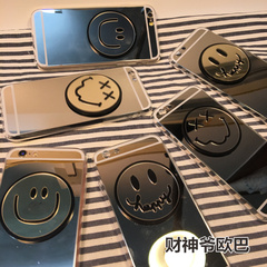 GD笑脸权志龙同款iPhone6s镜面手机壳苹果6Plus笑脸保护套5s潮4.7