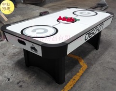 桌上冰球桌冰球机空气曲棍球气悬旋球桌游电子计分加强型铝面板