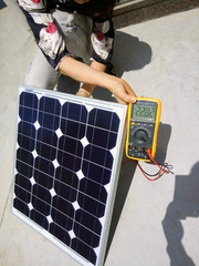 12V/18V 50W 单晶硅太阳能电池板 家用太阳能发电系统光伏组件