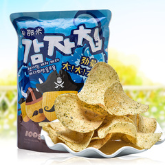 台湾原装进口 咔那米海苔薯片台湾零食膨化办公室零食点心食品