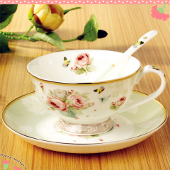 创意骨瓷咖啡杯碟套装英式下午茶茶具套装欧式茶杯陶瓷马克杯礼品