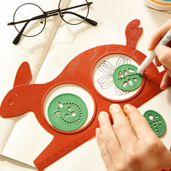创意神奇龟兔画板 儿童10-12岁益智玩具 小学生百变万花尺子工具