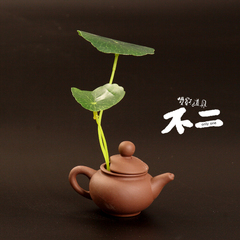 中国风圆顶陶瓷紫砂壶小花瓶 柜台摆件古玩摄影道具食品拍照道具