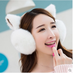 耳罩保暖女学生可爱韩版冬季护耳捂时尚毛绒耳套女猫耳朵秋冬卡通