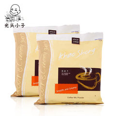 泰国进口高崇高盛奶香丝滑拿铁三合一速溶咖啡500克2袋英文版