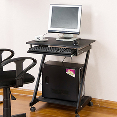 特价好事达电脑桌简约现代家用小型电脑桌带轮子移动台式电脑桌子