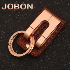 jobon中邦钥匙扣男士腰挂穿皮带汽车钥匙链简约皮带挂件创意礼物