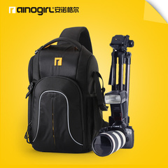 安诺格尔 新款专业斜跨单反相机包数码休闲时尚单肩摄影包A1493