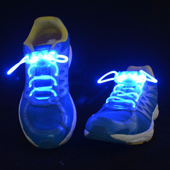 正品创意炫彩闪光LED发光鞋带 荧光夜光鞋带送朋友小孩的创意礼品