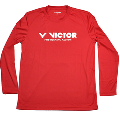 VICTOR/胜利 速干透气防风 男款 长袖羽毛球服 运动服T恤T-1027