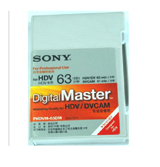 SONY索尼 mini迷你硬高清DV带 DVCAM 63HDV高清金属磁带录像带