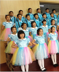六一儿童演出服装中学生小学生合唱服装学生诗歌朗诵表演服男女童