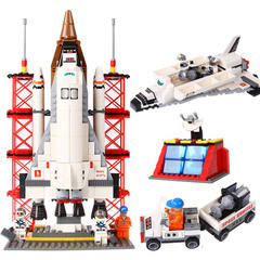 奥斯尼积木航天飞机太空飞船发射台模型拼装拼插玩具25806-60080