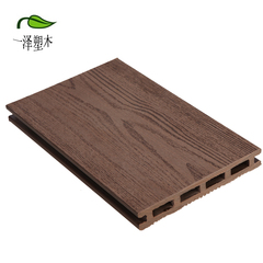【一泽】木塑地板空心户外花园阳台塑木地板防水防腐 145*20mm