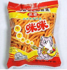 马来西亚风味 童年回忆大脸猫 咪咪虾条20g 0.48元/袋