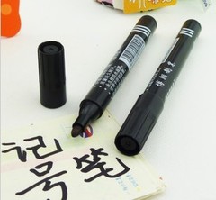 黑色、红色记号笔 可加墨水非双头 700型（一盒8支）