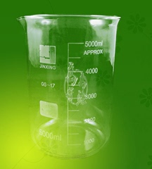 优质低型烧杯 5000ml 低形烧杯 玻璃烧杯 带刻度 玻璃仪器