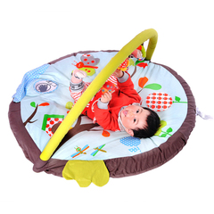 哈喜屋爬行垫多功能宝宝婴儿游戏毯带支架棉儿童早教益智玩具包邮