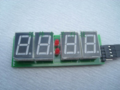 通用串行数码显示板 时钟显示模块 单片机通用串行数码管