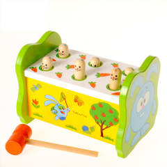 敲球儿童大号打地鼠玩具木制智力早教游戏宝宝益智玩具1-2-3-5岁