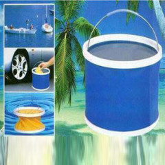 洗车水桶 车用水桶 折叠水桶 便携水桶 钓鱼水桶　旅行装