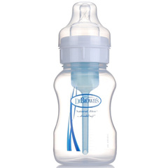 布朗博士奶瓶10安士PP宽口婴儿奶瓶抗摔300毫升带流量2奶嘴BL-861