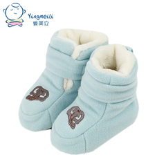 0-6-12个月婴儿鞋子软底靴子冬季宝宝棉鞋1岁男女新生幼儿雪地靴