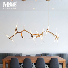设计师的挚爱后现代树枝人字树杈餐厅灯 时尚个性LED客厅创意吊灯