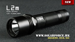 Solarforce L2M 平头 1*18650 手电筒兼容氙气LED灯头