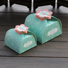 韩式创意满月花瓣喜糖盒子结婚糖果包装纸盒小号婚庆用品礼品糖盒