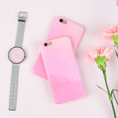 粉红色水蜜桃iphone6s原创纯色独家6plus手机壳5好看全半包保护壳