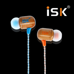 ISK sem8木质监听耳机入耳式 专业电脑K歌录音监听耳塞 YY主播