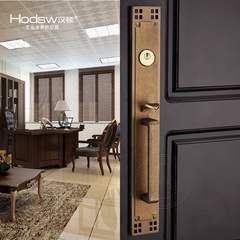 汉顿欧式大门锁防盗门锁别墅门锁对开门锁双拉大门锁铜门钢门木门