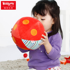 kiddyears婴儿玩具1 2 3岁儿童早教学爬球铃铛球宝宝学步球蝴蝶球